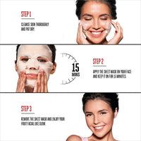 Lakmé Blush & Glow Kiwi Sheet Mask, 20 ml & Blush & Glow Strawberry Sheet Mask, 20 ml