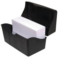 Innovative Storage Designs Plastic Card File, 4