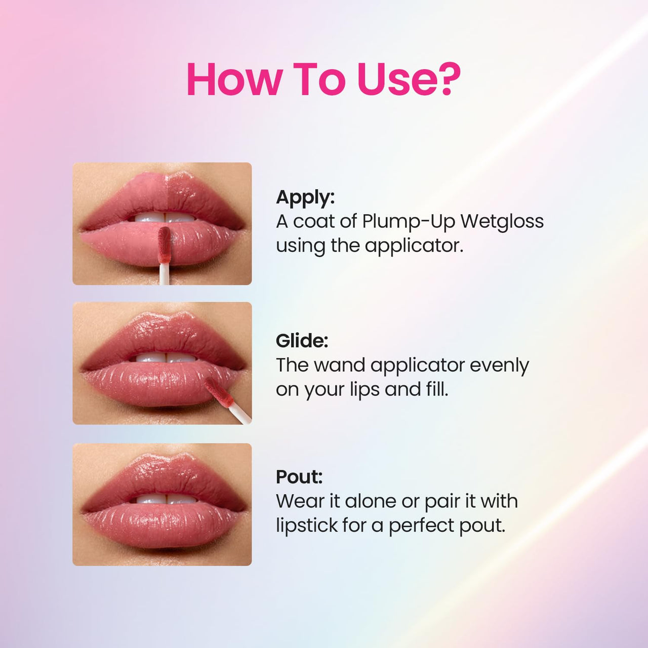 Swiss Beauty Plump-Up Wet Lightweight Lip Gloss With High Shine Glossy Finish For Fuller And Plump Lips | Shade- Browny Point, 2Ml|