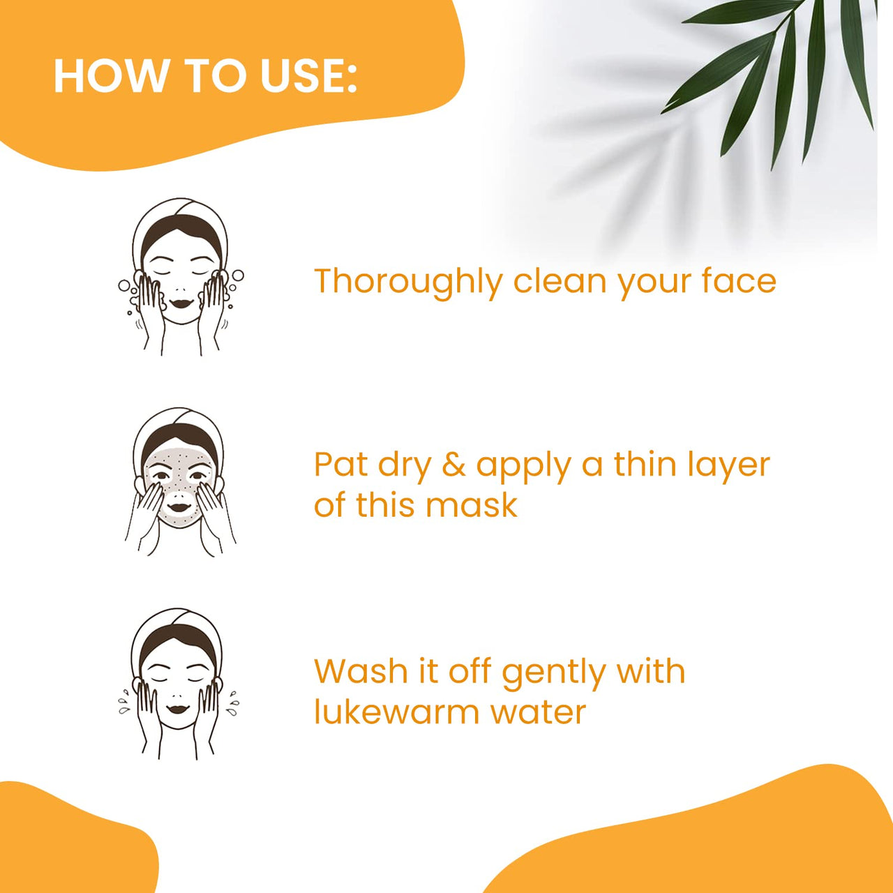 NutriGlow NATURAL'S Advanced Pro Formula Papaya Face pack, Clay Based, Skin Lightening For Dry & Oily Skin, 100g