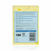 Plum Unisex Head To Toe Travel Kit | Hawaiian Rumba Shower Gel | Coconut Milk & Peptides Shampoo | Vanilla Caramello Body Lotion | Travel Friendly Personal Care Set