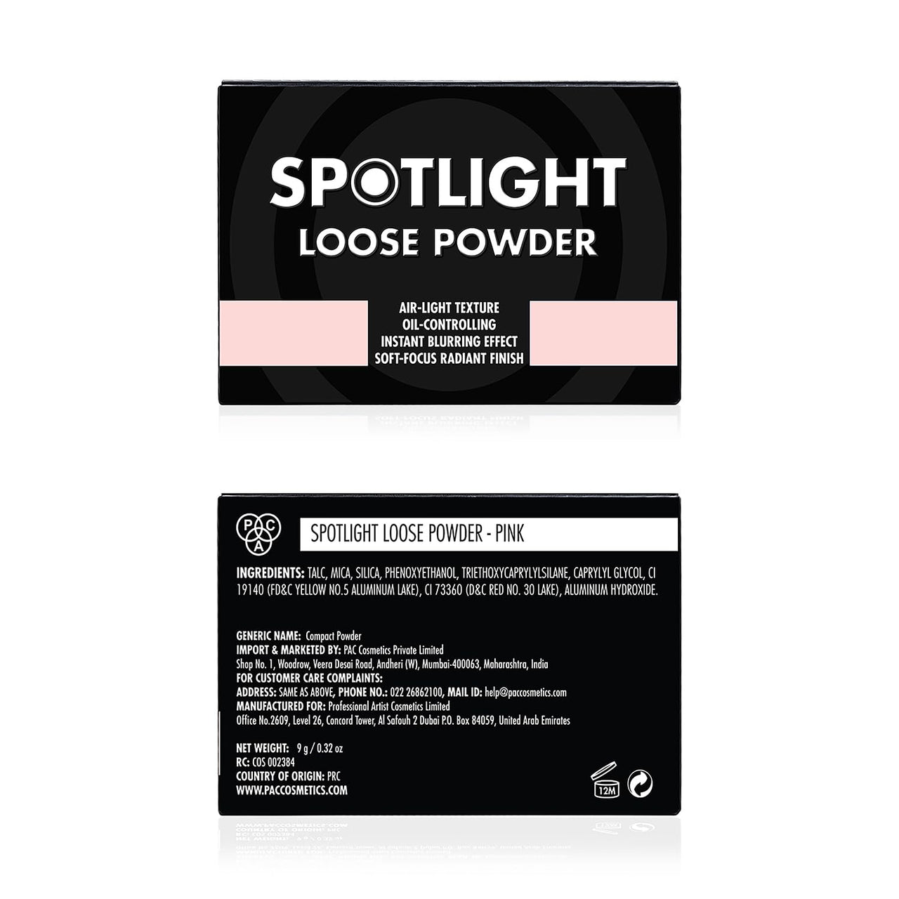 PAC Spotlight Loose Powder (Pink)