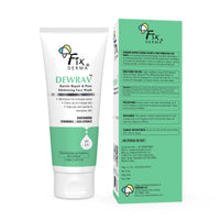 Fixderma Dewrav Barrier Repair & Pore Minimizing with 2% Niacinamide Face Wash | Cica Extract & Ceramide Improves Skin Barrier & Soothes Irritated Skin | For Normal, Dry & Sensitive Skin | 100Ml