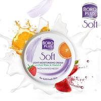 BoroPlus Soft Light Moisturising Cream | Light & Non-sticky | Provides 24 hour moisturisation|Ayurvedic Cream for all seasons |Hand Cream, Body Cream & Face Cream | Vitamin E - 300 ml (Pack of 2)