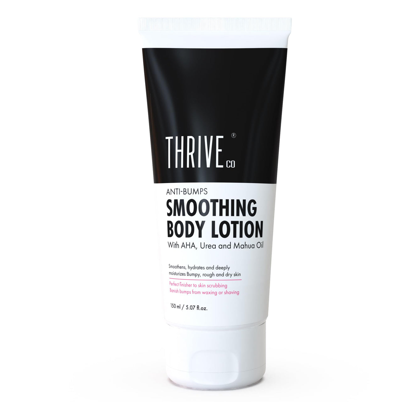 ThriveCo Bumps Eraser Exfoliating Body Scrub (100ml) + Smoothing Body Lotion (150ml) | For Bumps, Dry Skin, Strawberry Legs, Keratosis Pilaris & Ingrown Hair | With Mahua Oil, Glycolic & Lactic Acid