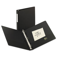 Avery Economy Binders with Round Rings & Label Holder - Black, 1