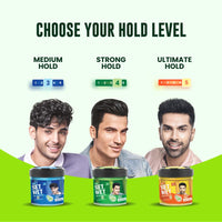 Set Wet Styling Hair Gel for Men - Party Shine, 250gm | Strong Hold, High Shine |For Short to Medium Hair| No Alcohol, No Sulphate