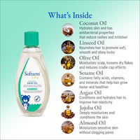 Softsens Baby - Natural Hair Oil | Enriched With Natural Oils of argan | Free from parabens, sulfates and harmful chemicals (Pack of 2)