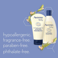 Aveeno Baby Soothing Relief Moisture Cream 227g | 24-Hour Protection for Dry, Itchy or Sensitive Skin | Natural oat extract | Fragrance-free, paraben-free, Hypoallergenic | US #1 Pediatrician recommended