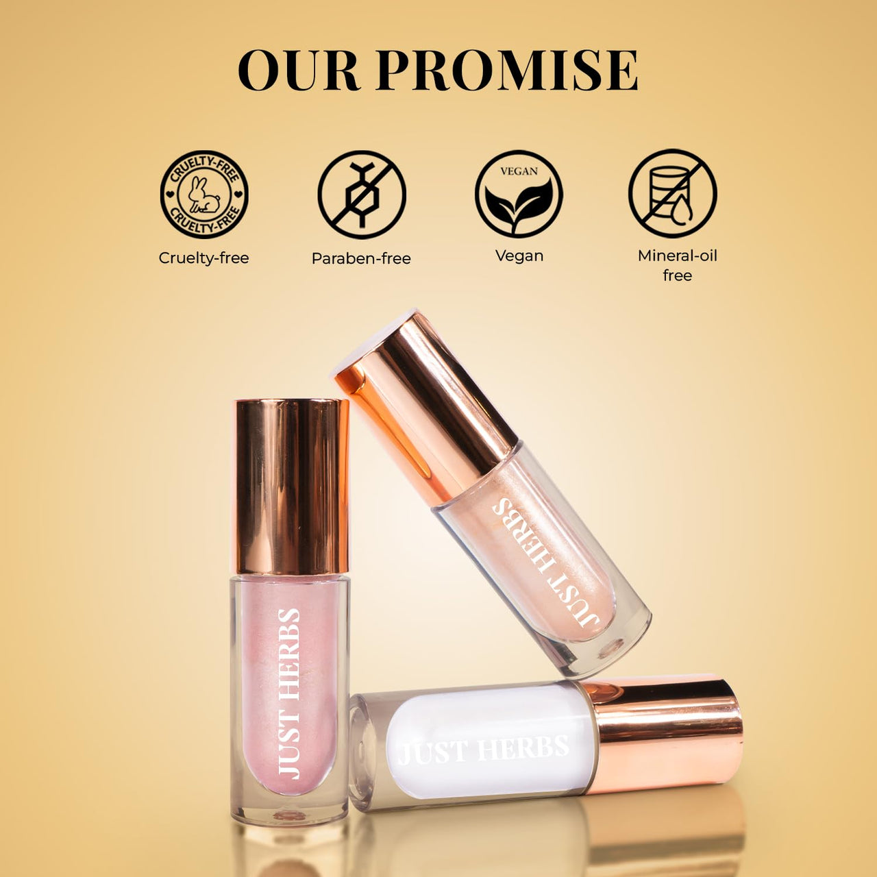Just Herbs Glaze Pink Nectar Ultra Radiance | Ultra Shimmery Shine | Long Stay | Mess Free | Dewy Finish with Shea Butter and Aloe Vera Liquid Highlighter | All Skin Types | For Women 6g