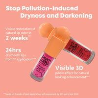 Peach and Musk SPF 30 Ceramide Lip Butter Balm, for Dry Lips with Tripeptide & Squalane, 3D Pillow Effect, Brightens & Hydrates Lips, Tinted Lip Balm - Rage Red (5ml)