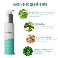 BE SOULFULL Facial Cleanser with Kakadu Plum & Gotu Kola Cleansing Gel, Soap-Free Daily Face Wash For Gentle Cleansing With Licorice Root, Remove Impurities, Moisturizes & Improves Skin Texture, 100ml