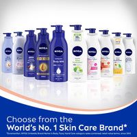 NIVEA Body Lotion Natural Glow, Cell Repair, Spf 15 & 50X Vitamin C 400ml