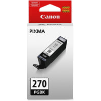 Canon PGI-270 PGBK Compatible to TS5020,TS6020,TS8020,TS9020 Printers Pigment Black 1 Count (Pack of 1) Ink