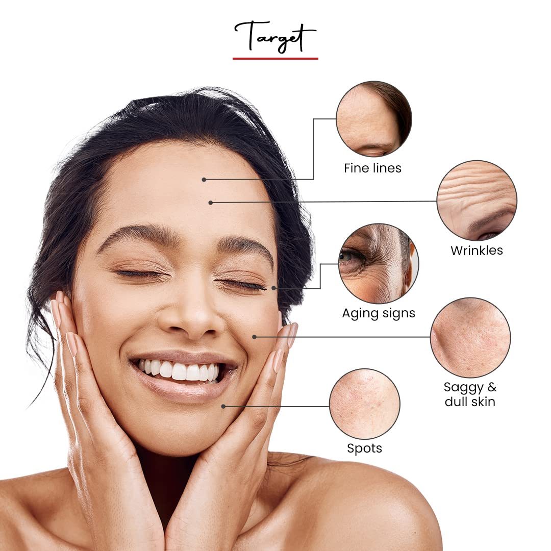PROTOUCH Skin Lift Recovery Drops to Reduce Fine Lines & Wrinkles - Effective on Neck, Jawline, Chin, Forehead & Smile-Lines | All Skin Types (6 ML) Pack Of 1