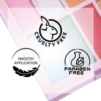 Seven Seas Moon Light Eyeshadow 10 Pigmented Colors Eyeshadow Palette| Long Wearing And Easily Blendable Eye Makeup Palette | Matte,Shimmery & Metallic Finish (Skin)