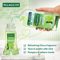 Palmolive Hydrating Foaming Lime & Mint Liquid Hand Wash, 500ml Refill Bottle, Removes Germs, Refreshing Fragrance