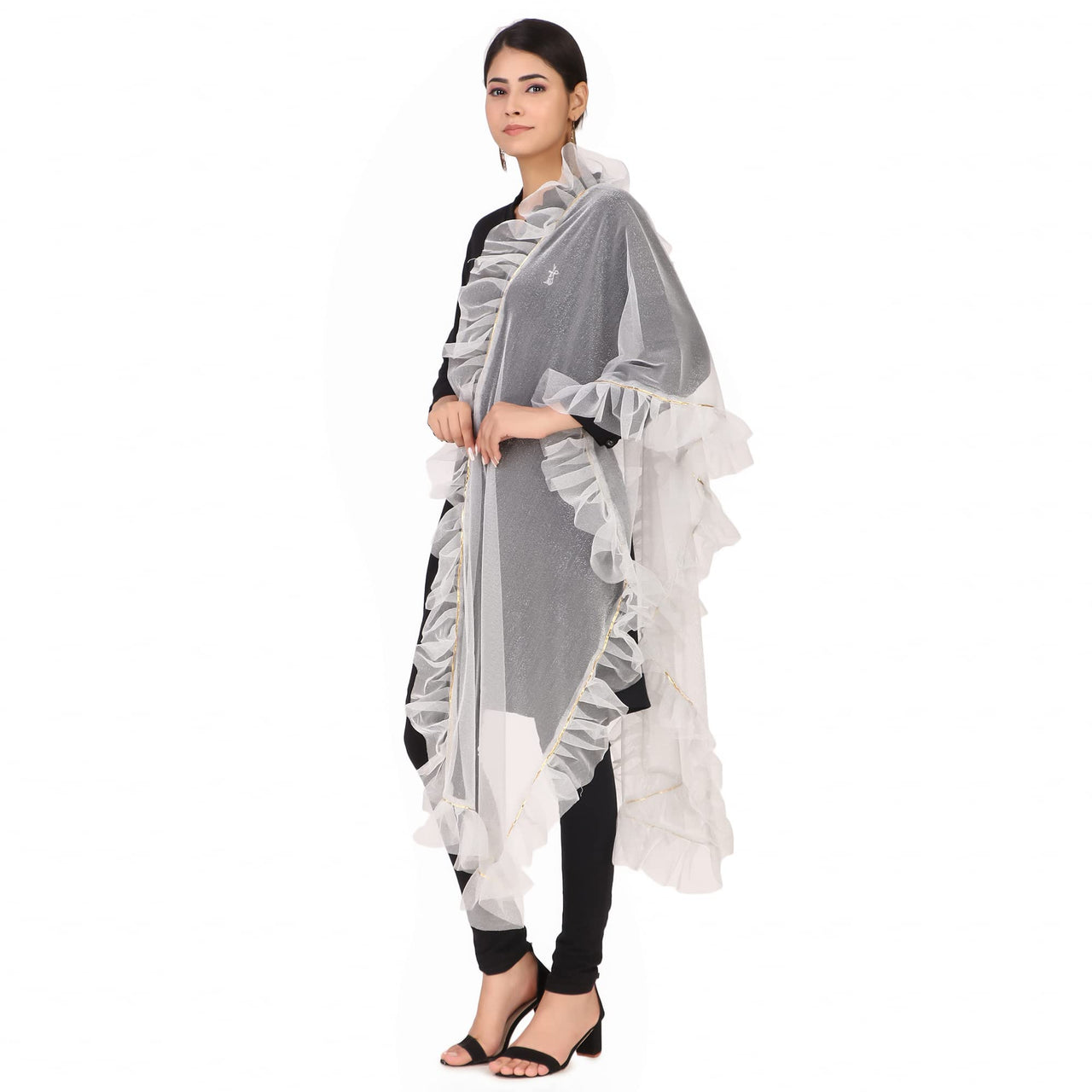 Traditions Bazaar Women's  Starred Net Dupatta