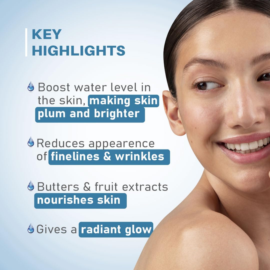 Glamveda Hyaluronic Acid Hydra boost Facial Kit | Salon Like Glow | 6 Step Facial Kit| SLS & Paraben Free| 40gm (Hydra Boost)