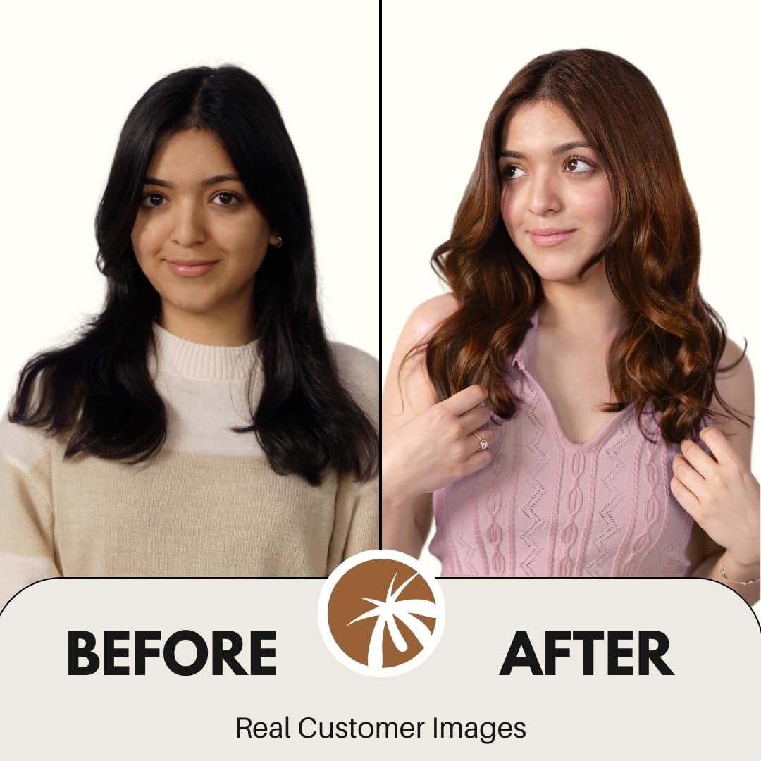 Paradyes No Bleach Lover's Latte Glossy Hair Tint, Ammonia-Free Formula for Natural Black Hair, Visible on Natural Black Hair, Includes Anti-Fade Conditioner for Long-Lasting Shine, Golden Brown