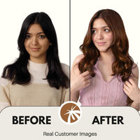 Paradyes No Bleach Lover's Latte Glossy Hair Tint, Ammonia-Free Formula for Natural Black Hair, Visible on Natural Black Hair, Includes Anti-Fade Conditioner for Long-Lasting Shine, Golden Brown