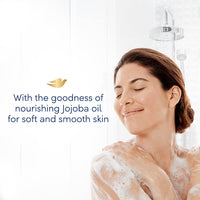 Dove Dryness Care Bodywash infused with Jojoba Oil to deeply nourish your skin, 100% gentle and paraben free/sulphate free cleansers, 100% plant- based moisturisers, 800ml