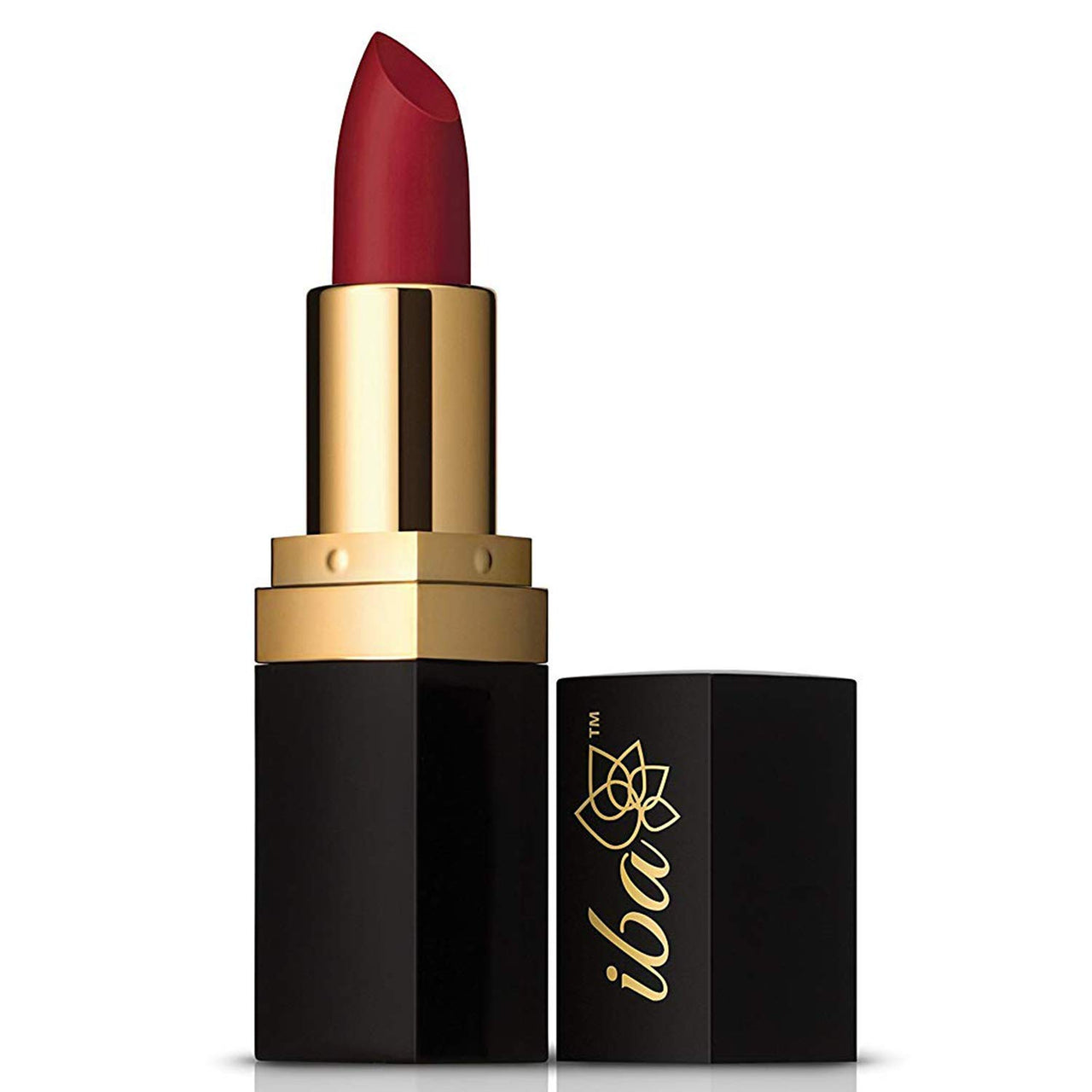 Iba Long Stay Matte Lipstick for Women- M11 Ruby Blossom, 4g | Creamy Matte Finish & Smooth Texture| Long-Lasting | Hydrated Lips | Enriched with Vitamin E| Intense Colour & Highly Pigmented | Lip Makeup