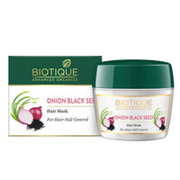 Biotique Banana Deeply Nourishing Hair Mask For Normal To Dry Hair, 175G & Onion Black Seed Hair Mask, Ideal For Hair Fall Control, 175G | Hair Nourishment, Hairfall Control, 350 Gram