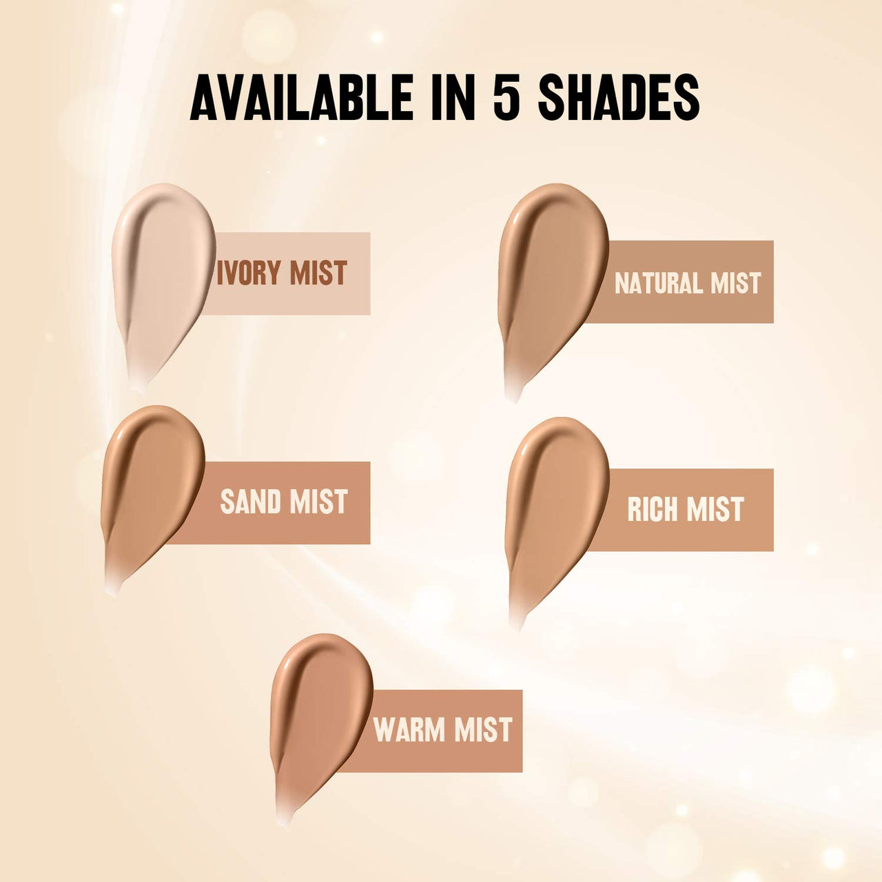 Revlon Touch and Glow Liquid Make Up , Natural Mist , 20ml