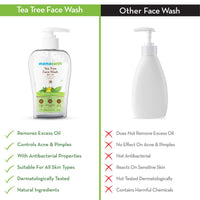 Mamaearth Tea Tree Oil Control Face Wash | Controls Acne & Pimples | Removes Excess Oil | For Oily and Sensitive Skin | For Men & Women | 250 ml