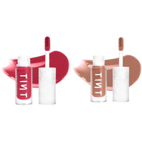 Tint Cosmetics 2.5ml Set of 2 Lipgloss, Red & Nude, Non Sticky, Hydrating, Light Weight, Long Lasting, High Shine & Soft Natural Liquid Lip Gloss For Girl & Women (Berry Pink & Roasted Chestnut)