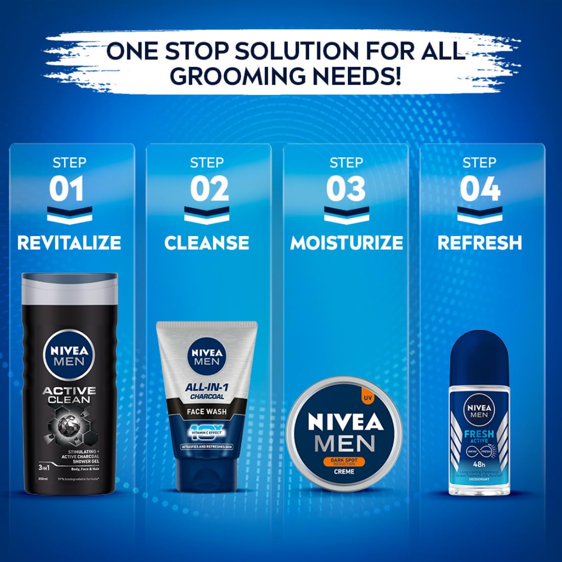 NIVEA MEN Dark Spot Reduction Face Wash 100 g | With Ginko and Ginseng Extracts for Clean, Healthy & Clear Skin in Summer | 10 X Vitamin C Effect for Radiant Skin |For Dark Spot Reduction