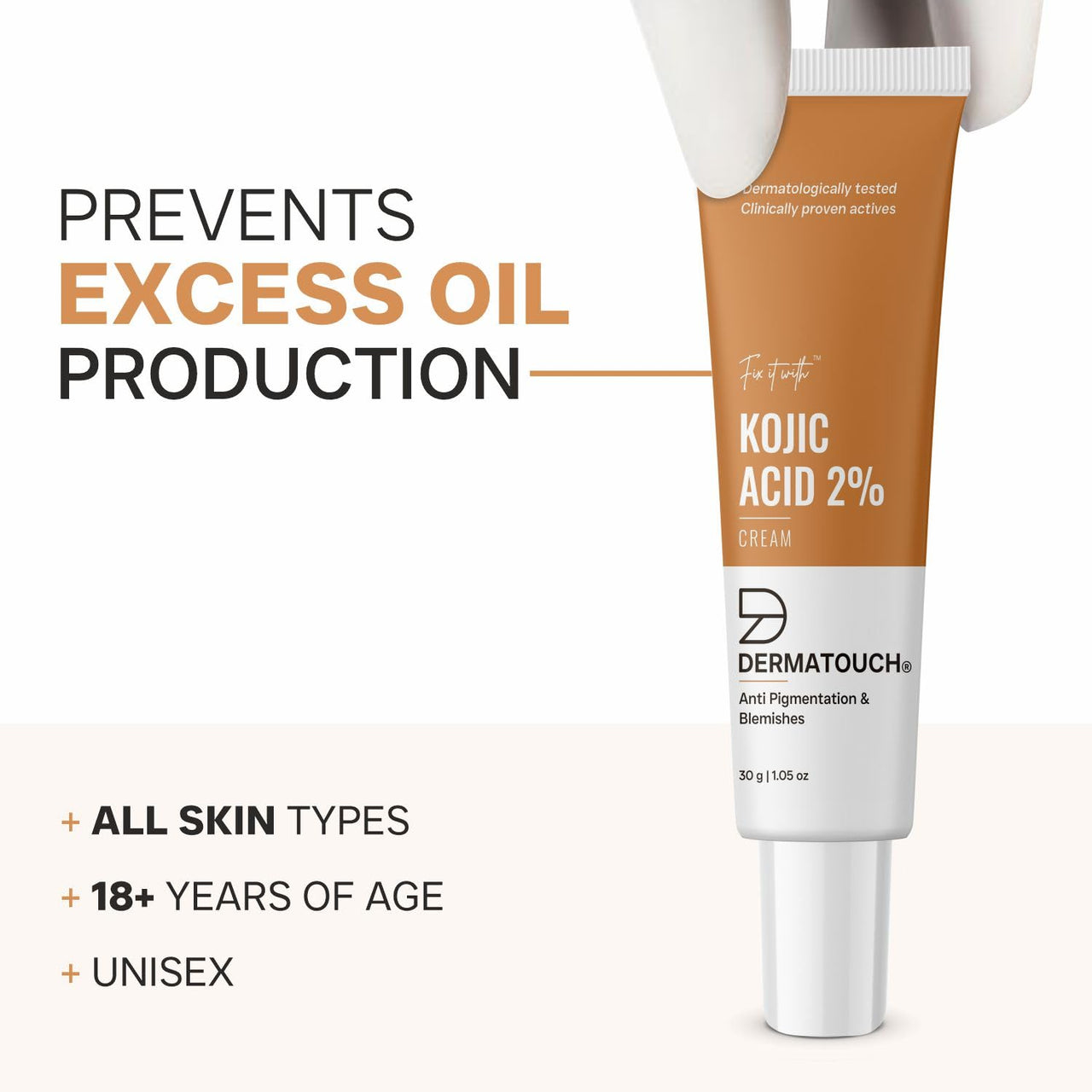 DERMATOUCH Kojic Acid 2% Cream - 30G