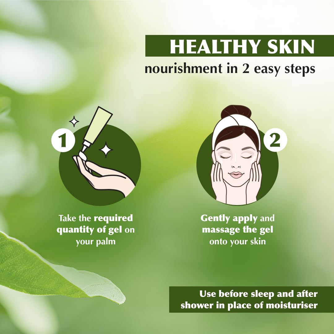 Everyuth Naturals Nourishing Aloe Vera & Cucumber Gel| Protects from Acne, Cuts & Rashes|Refreshing & Soothing Care|Paraben free|For Oily, Dry, Normal, Combination & Sensitive Skin - 150 g