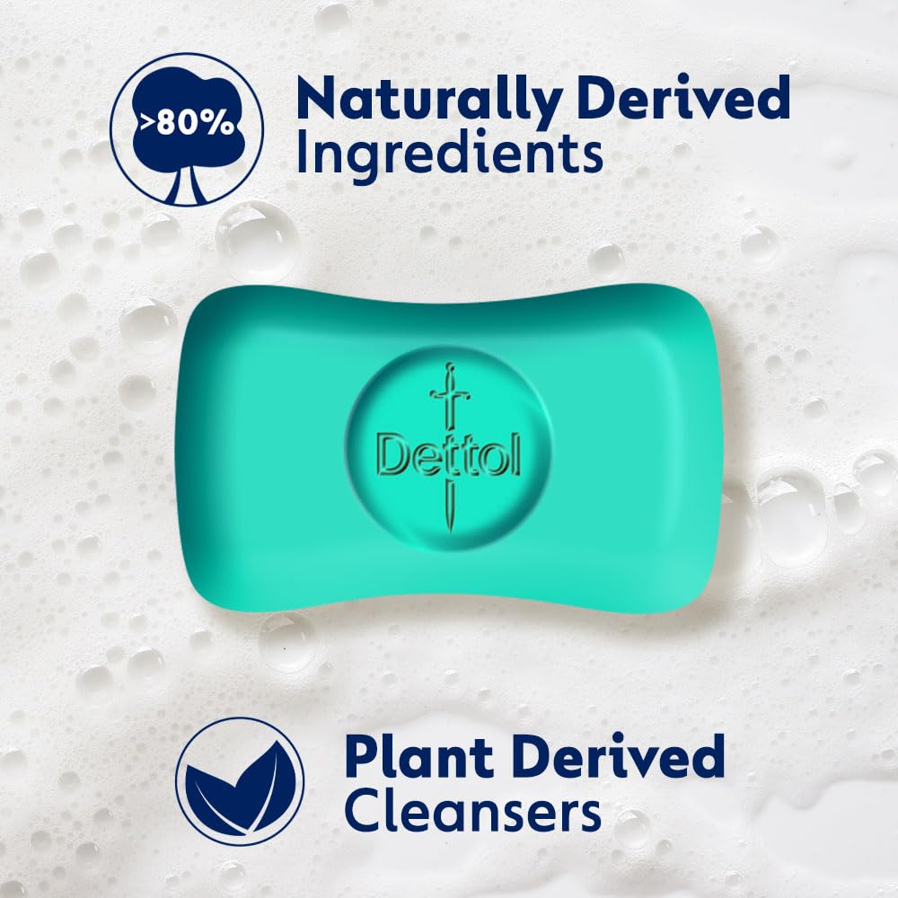Dettol Cologne Fresh Bathing Soap Bar with 100% better odour protection- 150g Pack of 12, (600gm)
