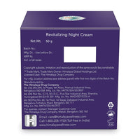 Himalaya Revitalizing Night Cream with white lily | Renews, repairs & hydrates skin overnight | rich in AHA & Anti-oxidants | Derma-tested | Paraben Free | Suitable for Dry to combination skin| 50g