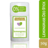 Indus Valley Combo Of Lavender And Lemongrass Deodorant Stick For Women, 50 G (Pack Of 2)