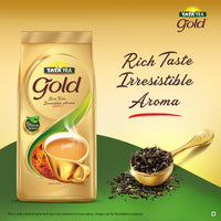 Tata Tea Gold 250 gram, Assam Teas With Gently Rolled Aromatic Long Leaves, Rich & Aromatic Chai, Black Tea, Loose Leaves