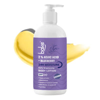 BAKE 2% Kojic Acid Brightening Body Lotion with Niacinamide & SPF 30 PA+++ for Pigmentation & Tan Removal | For Dark Spots & Sun Protection | De-Tan Body Lotion | Tanned & Pigmented Skin | For Women & Men | 200ml