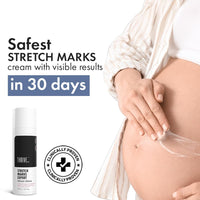 ThriveCo Stretch Marks Expert Serum Cream | For New (red) & Old (white) Stretch Marks Removal & Skin Hydration | Powered by Striover™, Rosehip Oil & Squalane | For Men & Women | 30ml
