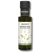 HESTHETIC Virgin Cold Pressed Moringa Seed Oil | 100% Pure & Natural - 100ml | Glass Bottle