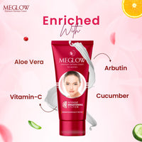 Meglow Anti-aging combo Pack of 2 - Meglow Anti-Ageing Cream (30 gm) with Skin brightening Cream for Women - SPF 15 (50 gm) For Hydrating,Toning Rejuvenating Dull Skin