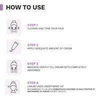 DERMATOUCH Ceramide Hyaluronic Acid Moisturizer for intense moisturization and barrier repair | For dry skin |50g