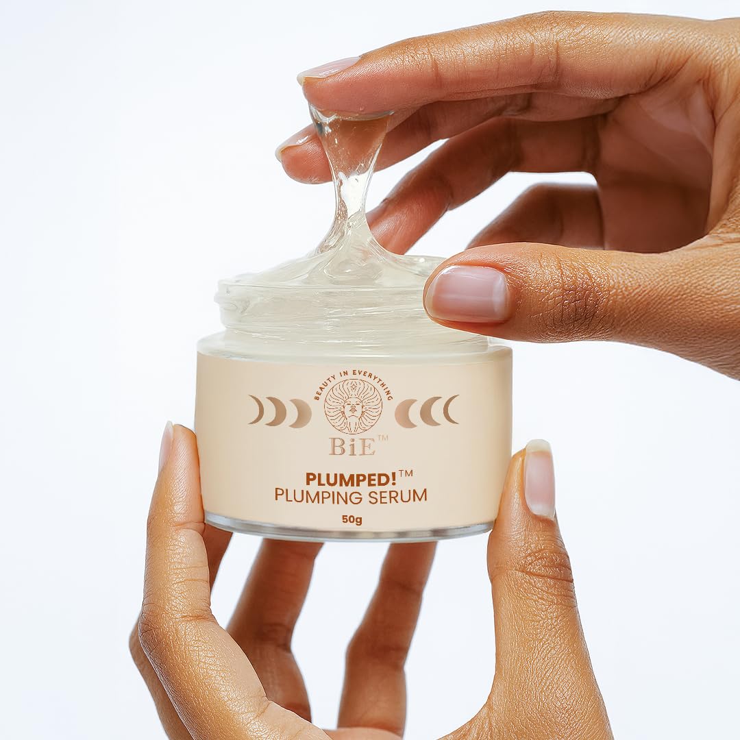 BiE Plumped! | Plumping Serum with Collagen | Stem Cells | Geranium Oil for Hydrated | Smooth Skin | 20gm