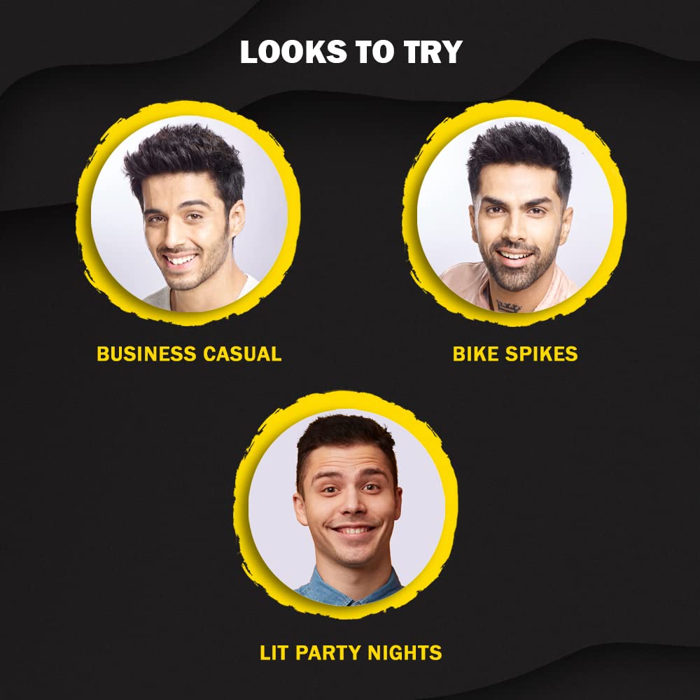 Set Wet Hair Wax For Men - Hair Clay Wax 60g| Strong Hold, Ultra Matte Finish, With Bentonite Clay, Restylable Anytime, Easy Wash Off| No Paraben, No Sulphate, No Alcohol