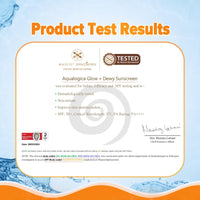 Aqualogica Glow+ Dewy Sunscreen SPF 50 PA++++ with Papaya & Vitamin C | For Dry, Sensitive, Oily & Combination Skin | UVA/B & Blue Light Protection | Travel Friendly | For Men & Women | 30g