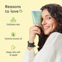 Arata Refreshing & Hydrating Face Wash 150ml | With Peppermint, Lemon Oil & Flax Seed Extracts | For Dry, Oily, Sensitive Skin | Detoxifies, Gently Exfoliates, Controls Oil and Dirt | For Women & Men