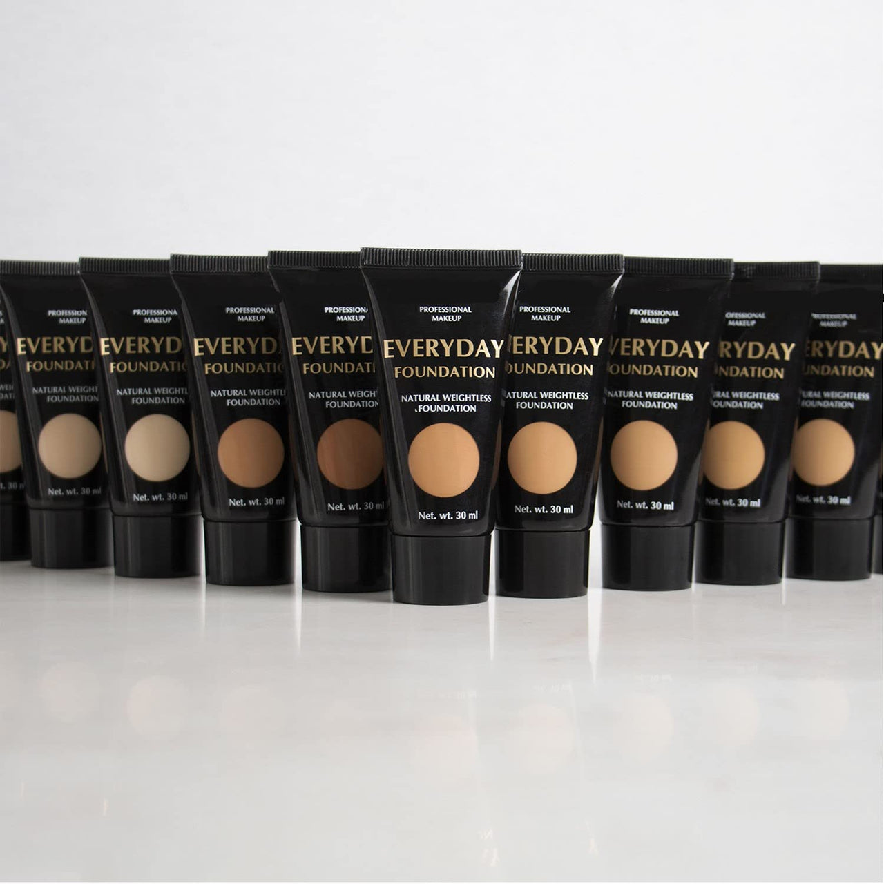 Miss Claire Professional Makeup Everyday Foundation Natural Weightless Foundation 30ml (FR - 03 Vanilla)