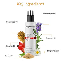 PROTOUCH PROGROW Hair Oil For Men And Women | Reduces Hair Fall & Dandruff | 100 Ml