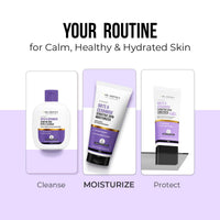 Dr. Sheth's Oats & Ceramide Sensitive Skin Moisturizer | Oil-Free | 1% Oats Complex & 1% Ceramide Complex | Soothes & Reduces Irritation | Strengthens Skin Barrier | Light Weight, Non-Sticky | Men & Women | 100 g